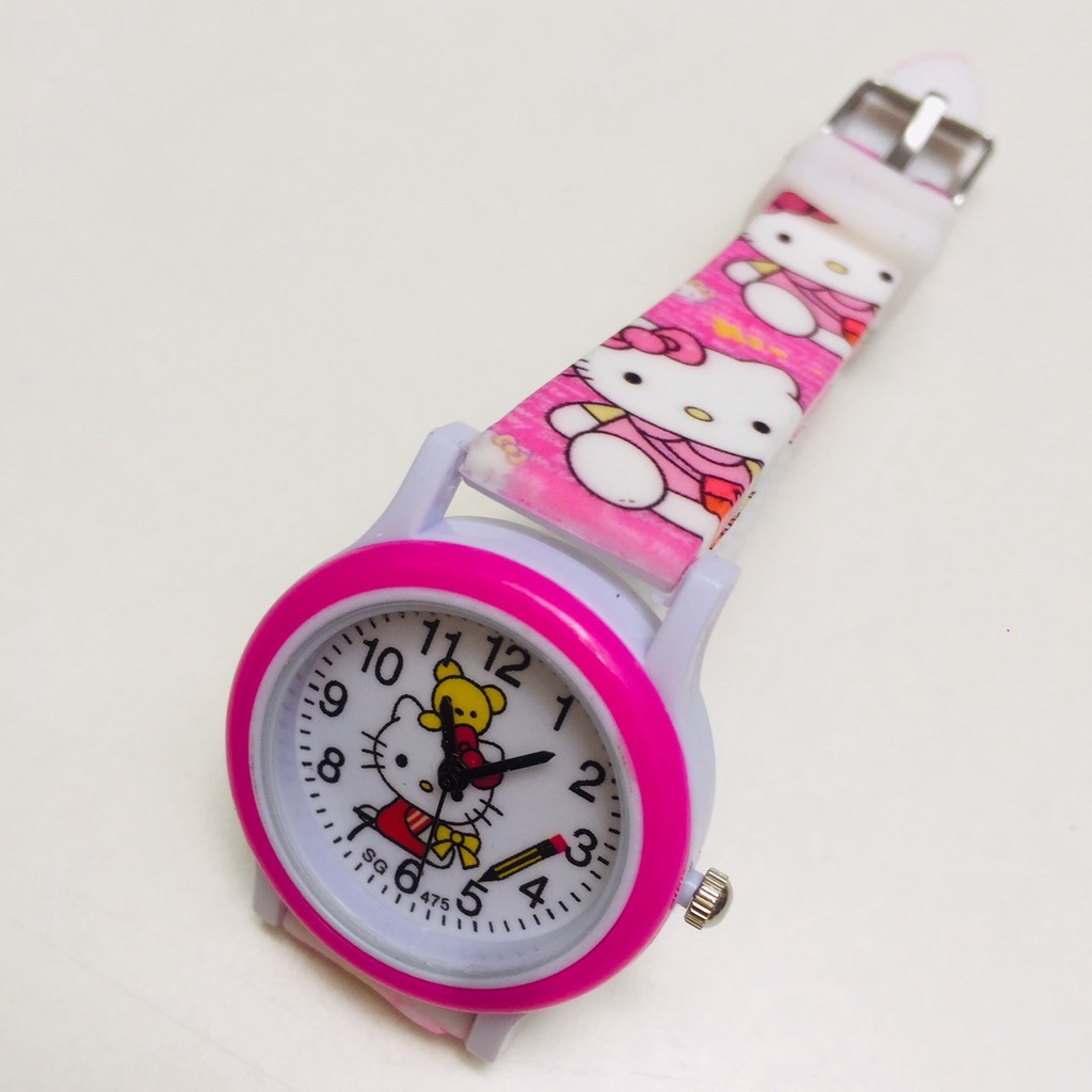 Đồng Hồ Trẻ Em KITTY22 Hình Hello Kitty (Hình Chụp Thật) Cho Bé Gái _ Shop Chuyên Sỉ