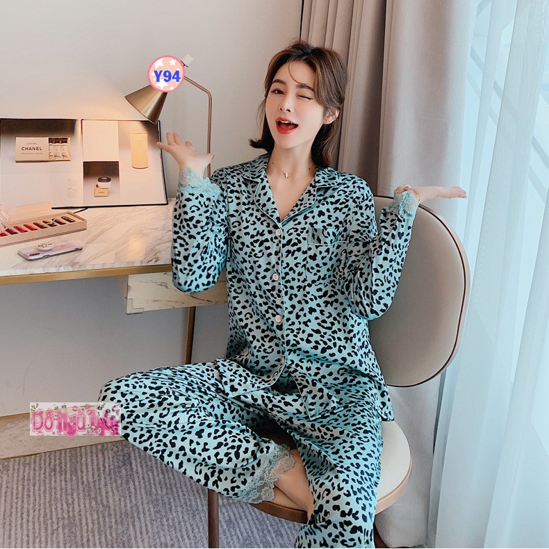 Pijama Lụa Dài Tay Cao Cấp Y94