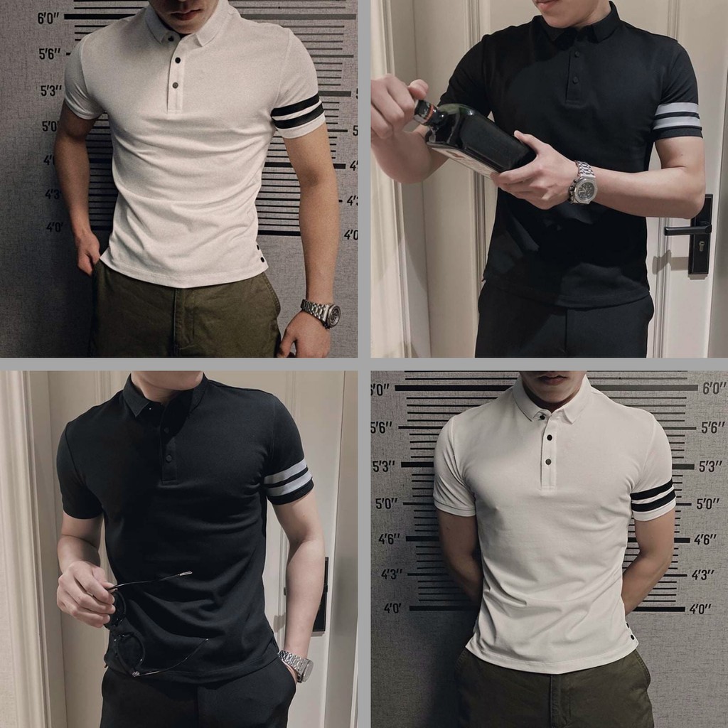 Áo polo nam, áo thun nam có cổ, chất liệu cotton 100% mềm mịn thanh lịch sang trọng.