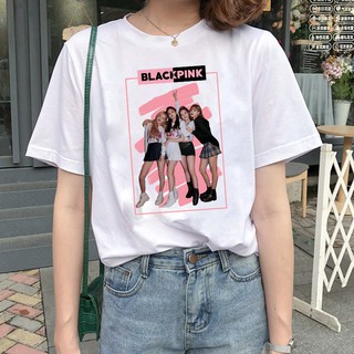 Áo thun Black pink Kpop Unisex tay ngắn dễ thương dáng suông- dành cho Fan Black pink Blink