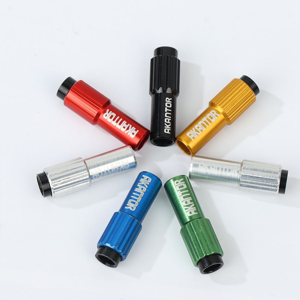 1 phụ kiện dây cáp phanh xe đạp với ốc vít điều chỉnh 7 màu tùy chọn