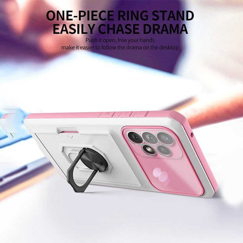 Samsung A52s 5G ốp lưng 360 Full Protection Magnetic Ring Holder Phone Case Galaxy S22 Ultra S22 S22+ A13 5G A13 4G LTE A33 5G A53 5G A52s 5G Shockproof Card Slot Armor Phone Cover