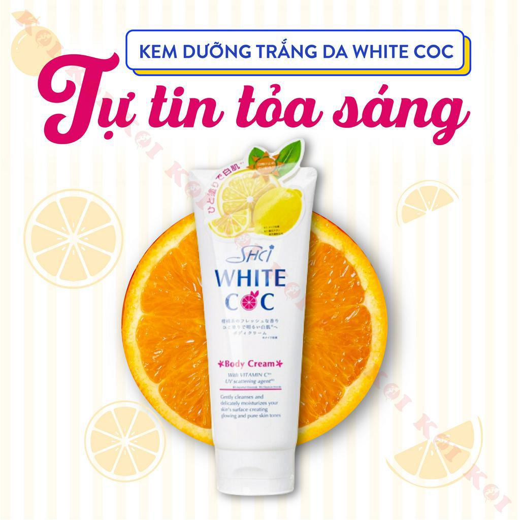 Kem dưỡng thể trắng da SHC White cc 180g