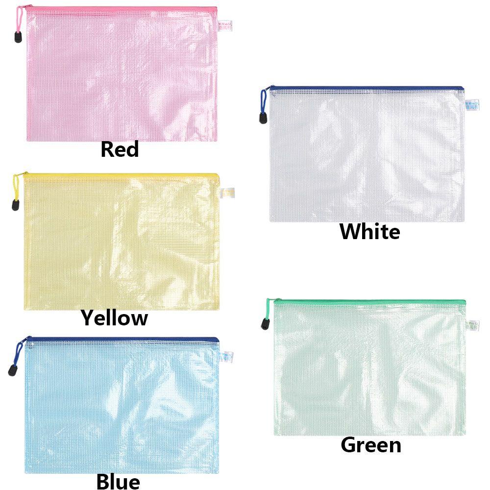 PISTA 1 Túi Lưới Đựng Tài Liệu Bằng Nhựa Chất Lượng Cao