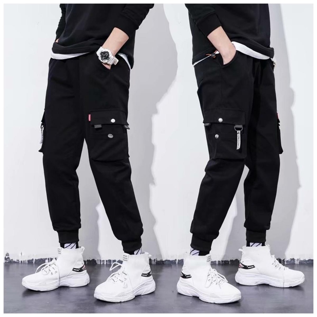 Jogger kaki nam túi hộp phong cách cá tính cực chất - Quần thể thao joger nam cao cấp vnxk năng động thể thao cool ngầu