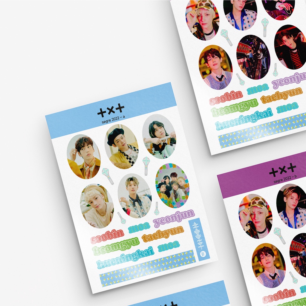 Bcrs - TXT Sticker Trang Trí Segree 22