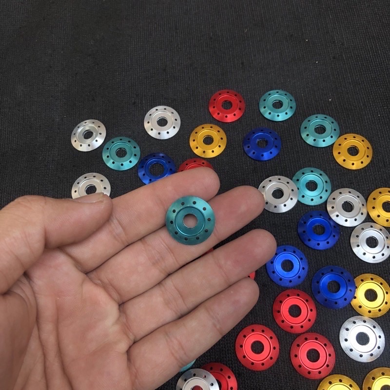 Lông Đền Nhôm Màu 6li