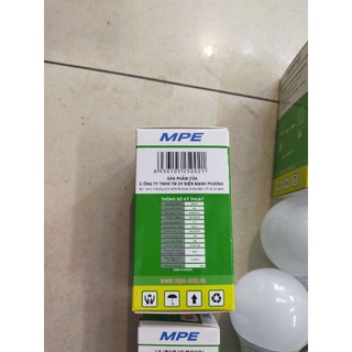 Bóng led búp MPE 3w-5w-7w,bóng đèn led bulb chính hãng