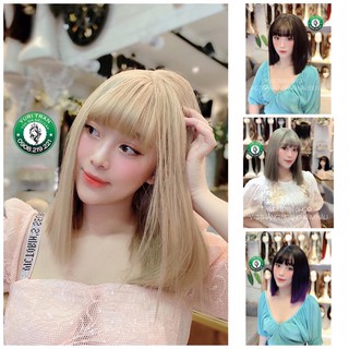 Tóc giả nữ chính hãng (Tóc bộ nguyên đầu thẳng lỡ)