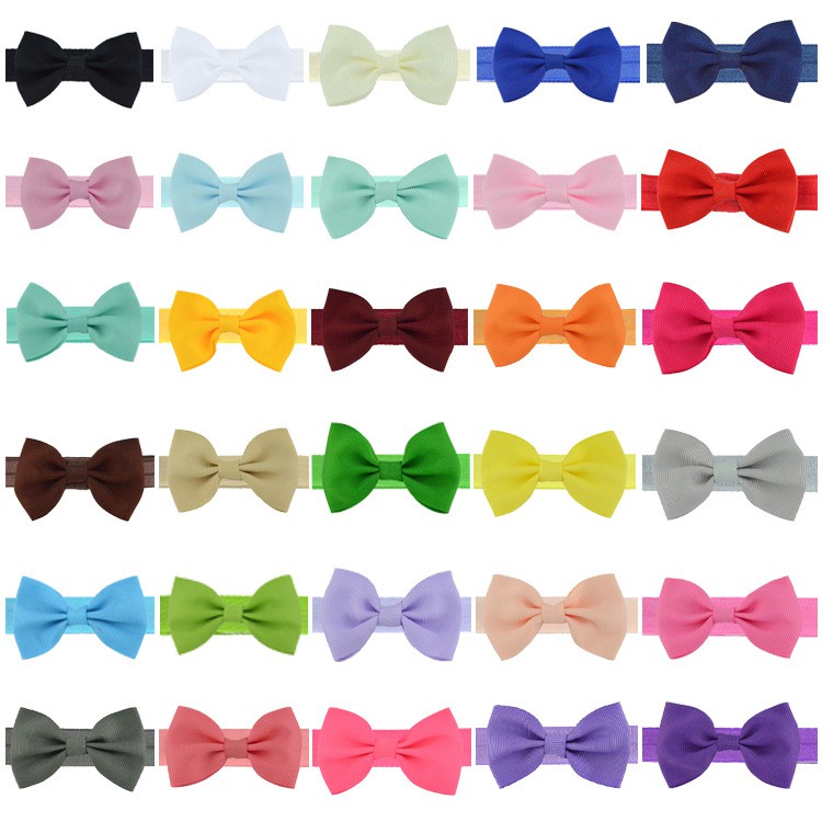 Băng đô thun co giãn hình nơ gân nhỏ cho trẻ em LINK 1/2