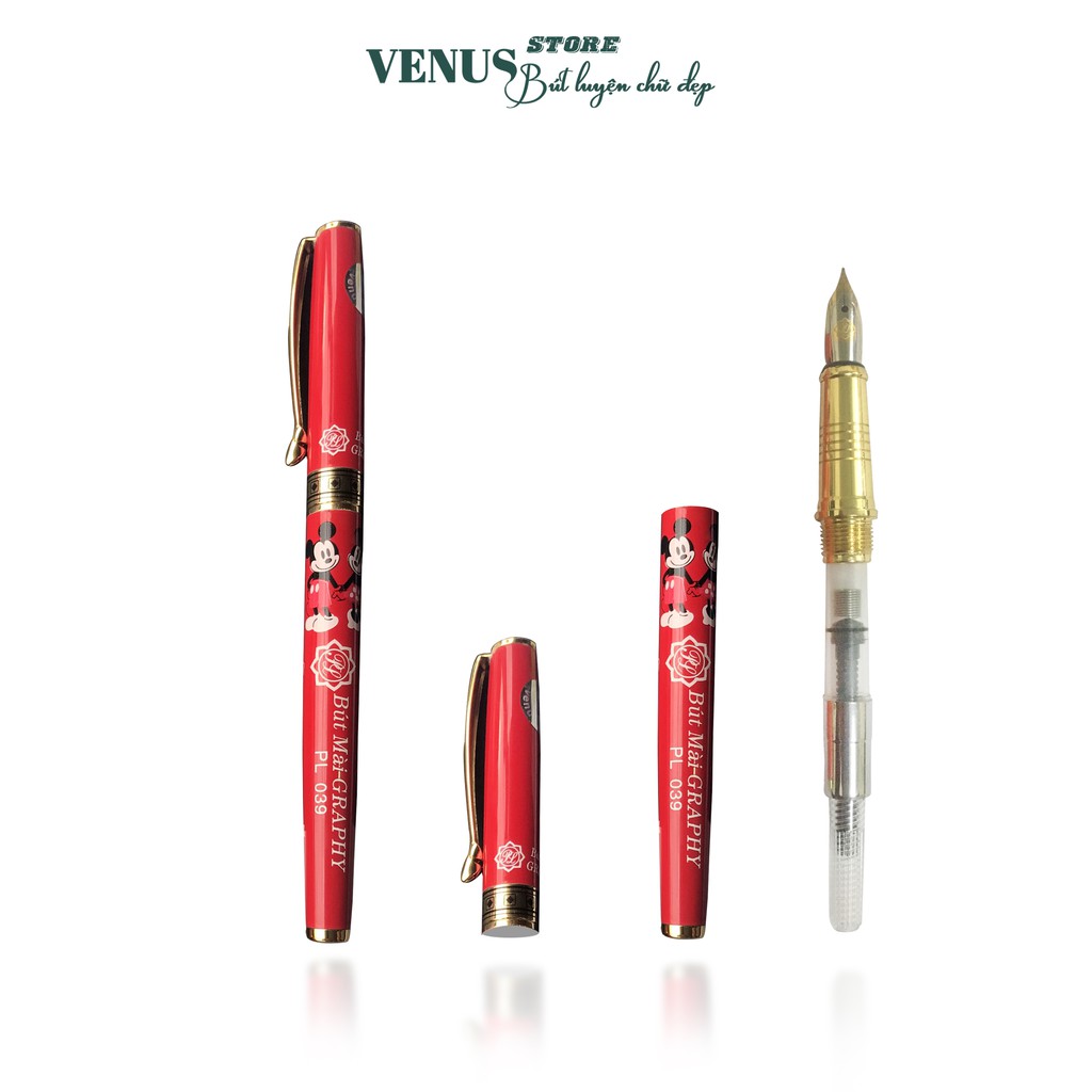 Bút Mài Thủ Công Graphy PL039_ Ngòi Êm Trơn, Ngòi Mài Thanh Đậm, Bút Máy, Luyện Chữ Đẹp, Dành Cho Học Sinh Lớp 1