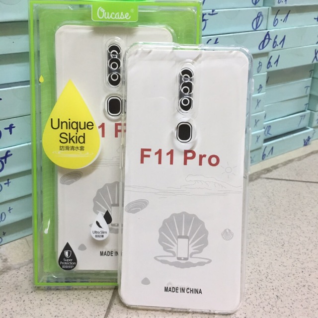 Ốp dẻo silicon Oppp F11 pro trong suốt chống ố vàng