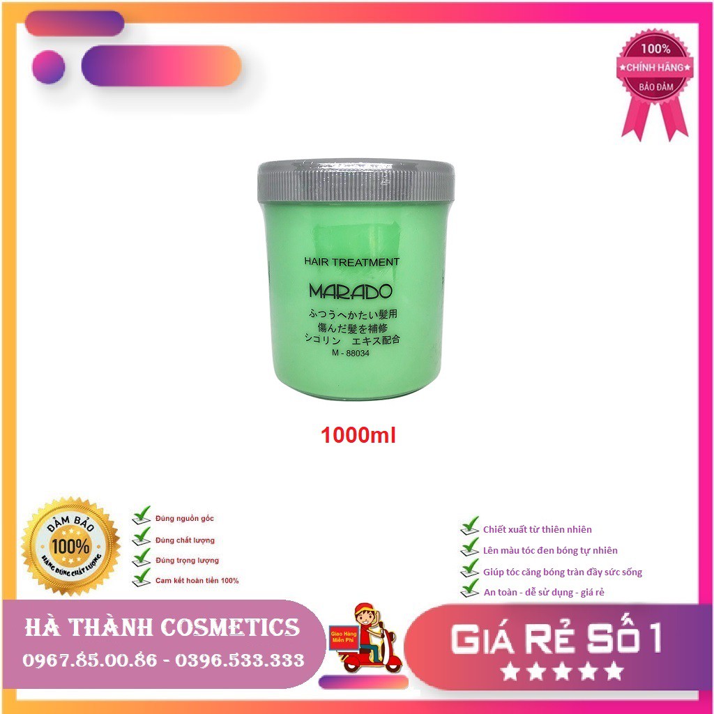 Kem Hấp Ủ Xả Tóc Đa Dụng MARADO Chính Hãng 1000ml ⭐ FREESHIP ⭐ Siêu Mềm Mượt Phục Hồi Tóc ⭐ | BigBuy360 - bigbuy360.vn