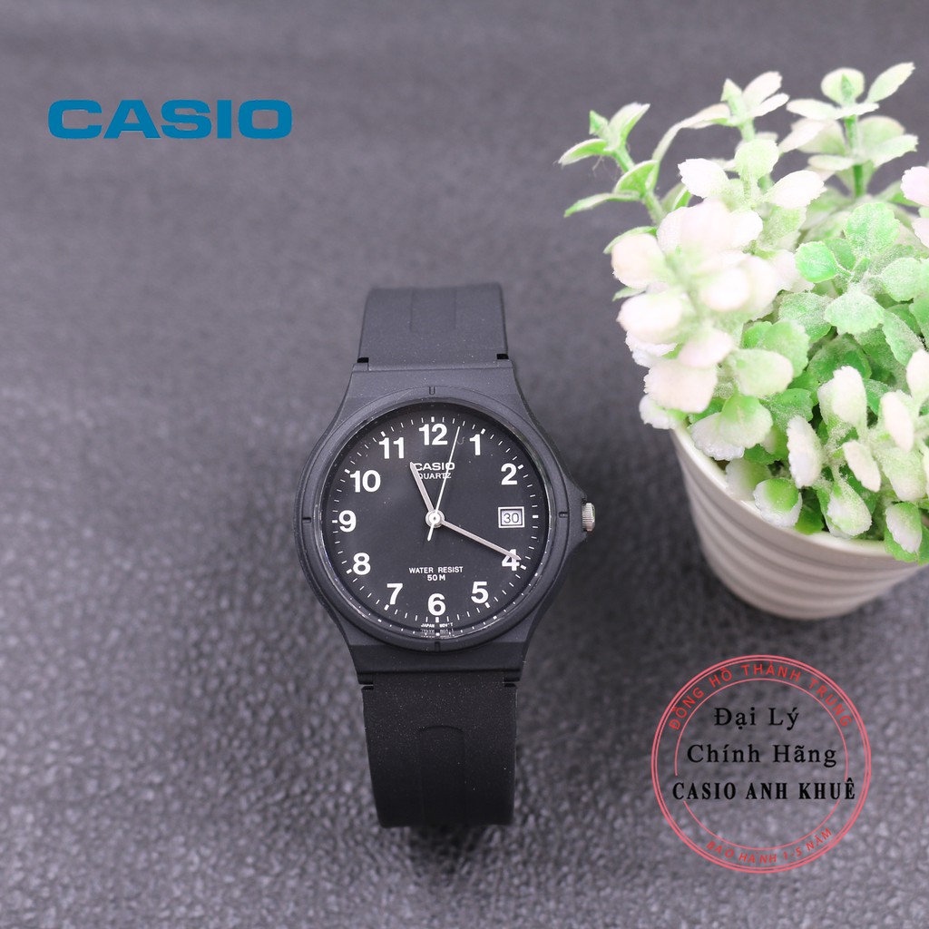 [Mã FARSBR243 giảm 15% đơn 249K] Đồng hồ Unisex Casio MW-59-1BVDF dây nhựa