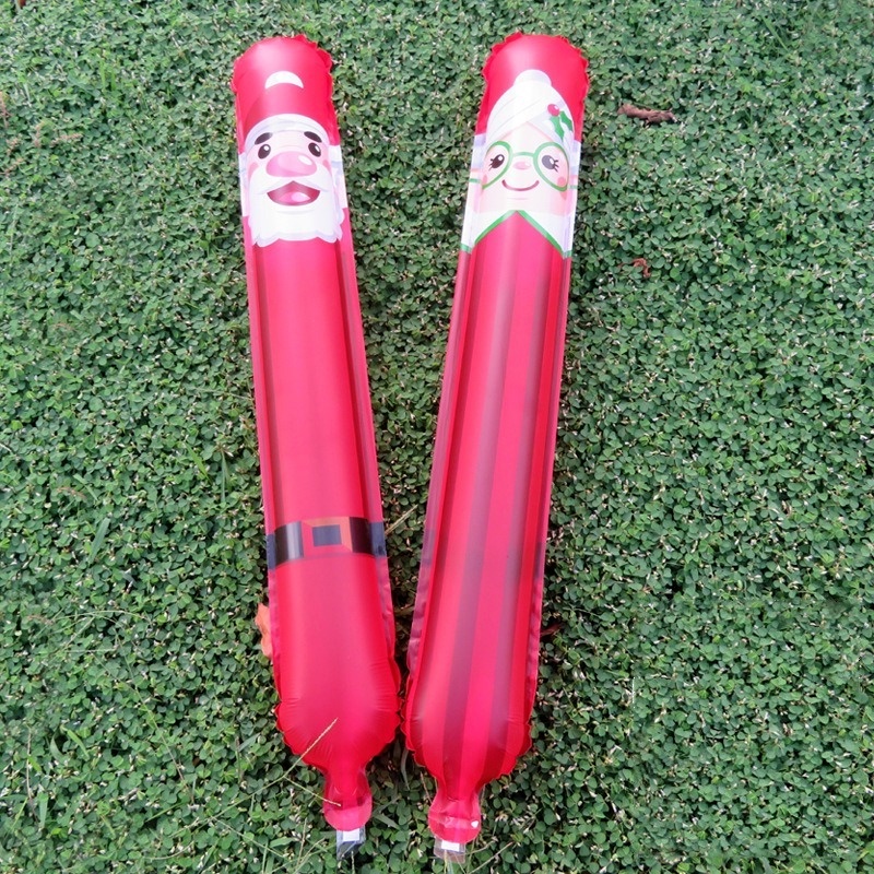 Bong bóng bơm hơi đầu tròn trong suốt trang trí giáng sinh độc đáo