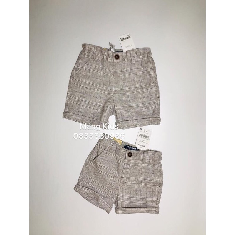 Quần cotton có tăng đơ bé trai