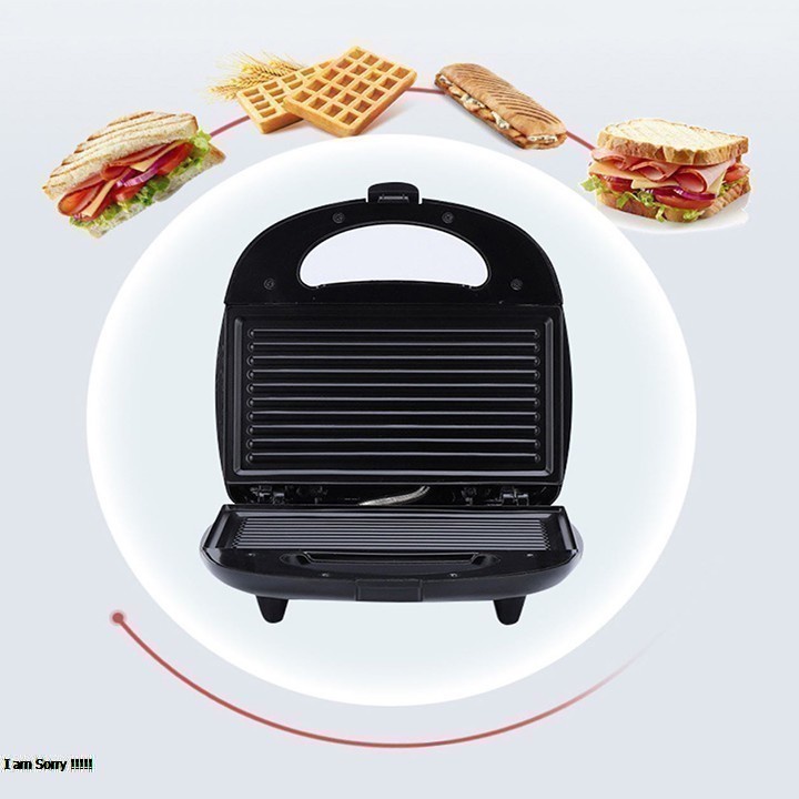 Máy Nướng Bánh Mì, Kẹp Bánh Sandwich Chính Hãng HAEGER 750W