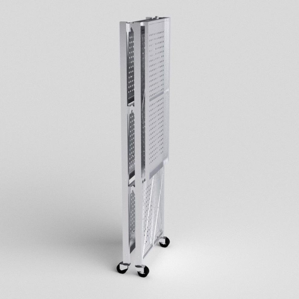 Kệ Xếp Inox Đa Năng Ohawa, Kệ Bếp Thông Minh Có Bánh Xe Qui Phúc