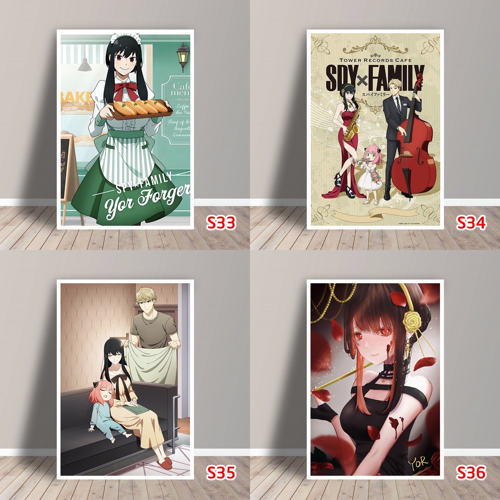 Tấm Postcard Cao Cấp Anime Spy X Family