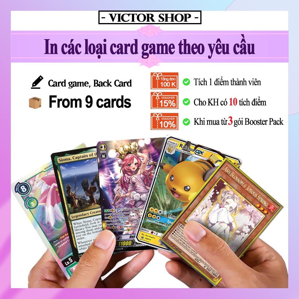 In card game Yugioh tùy chọn, theo list riêng
