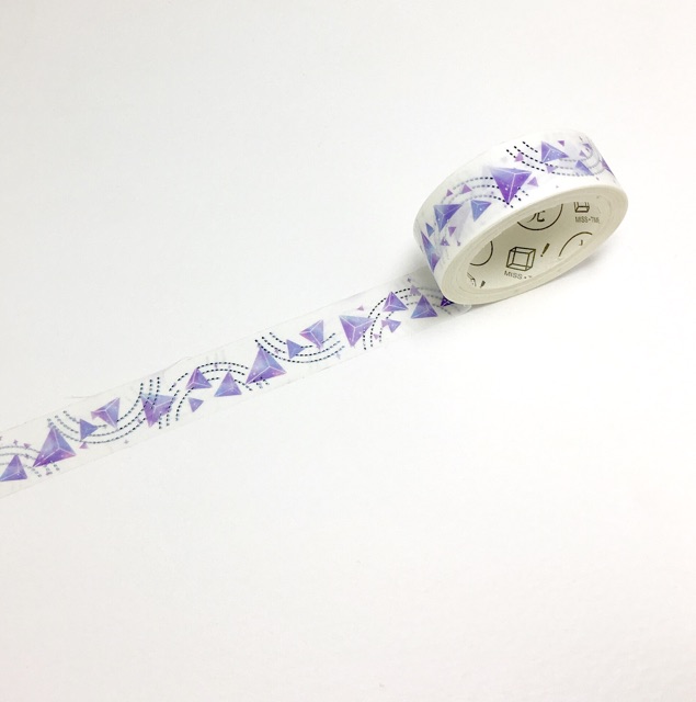 Washi tape nhũ hoa văn vũ trụ