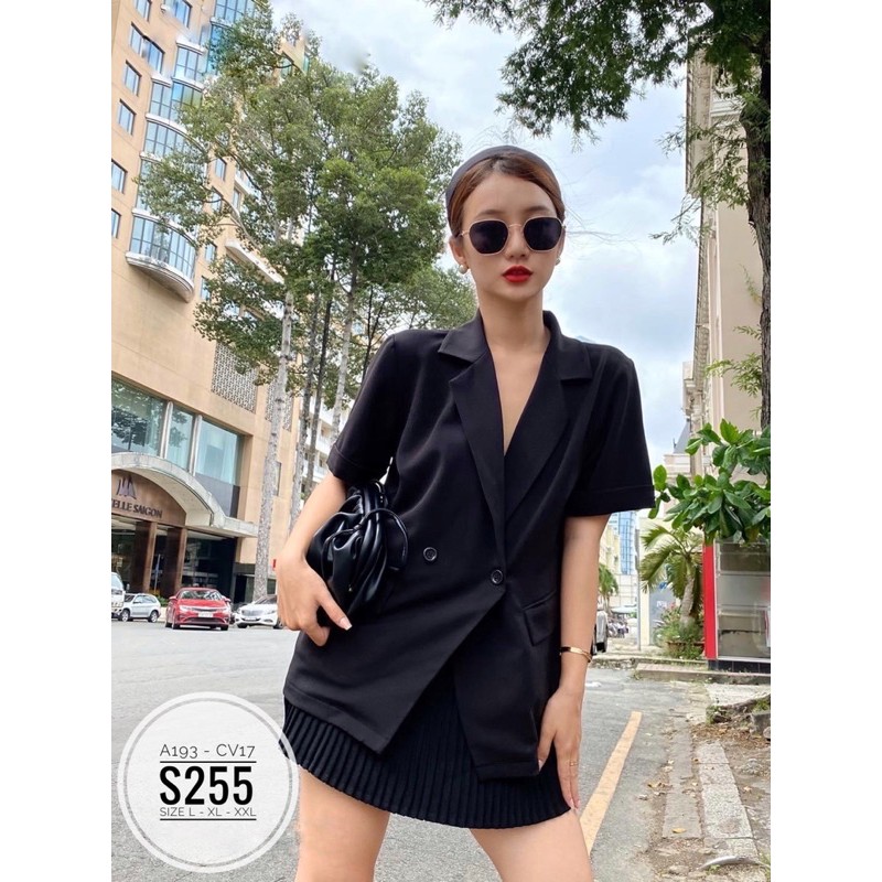 Bigsize Set áo cổ vest S255