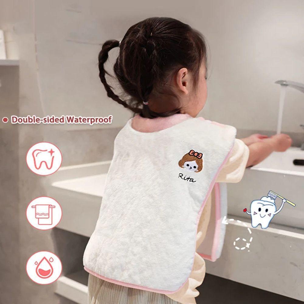 JARRED Yếm Ăn Chống Thấm Nước Họa Tiết Hoạt Hình Cho Bé