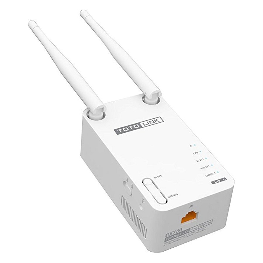 Bộ mở rộng sóng wifi băng tần kép TOTOLINK chuẩn AC750 EX750 - BH 24T