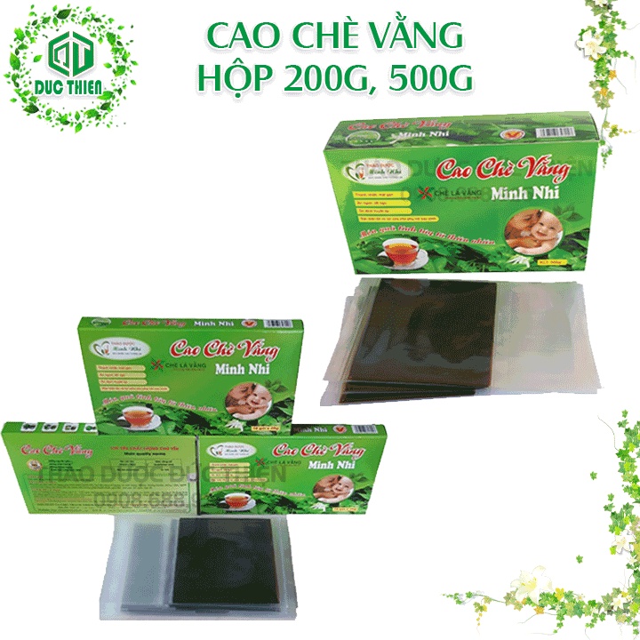 Cao Chè Vằng - Hộp 200g, 500g (1 Gói * 20g) - Hỗ Trợ Giảm Cân, Giảm Mỡ Bụng, Lợi Sữa Cho Mẹ Bầu