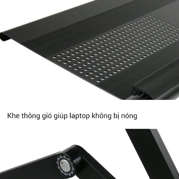 Bàn Nhôm Laptop Omax A6 Hàng Chính Hãng NEW 2021