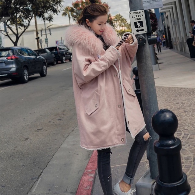 áo khoác lông vũ ulzzang style