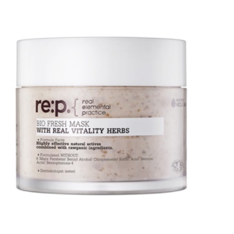 Mặt Nạ Đất Sét Re:p Hoa Cúc Giảm Viêm Cho Da Nhạy Cảm 130g Bio Fresh Mask With Real Calming Herbs