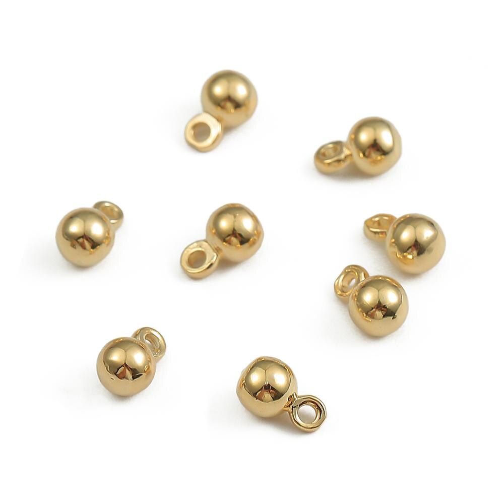 Bộ 20 Dây Đồng Mạ Vàng 18K Làm Mặt Trang Sức DIY