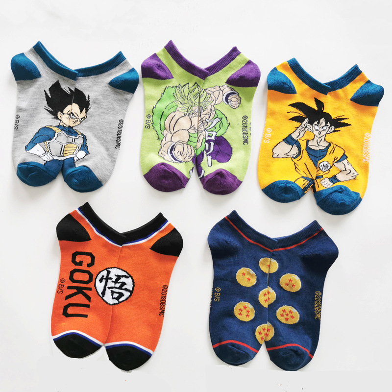 Greet Vớ Thể Thao Họa Tiết Hoạt Hình Dragon Ball Phong Cách Âu Mỹ Thời Trang Mùa Hè Cho Nam Nữ