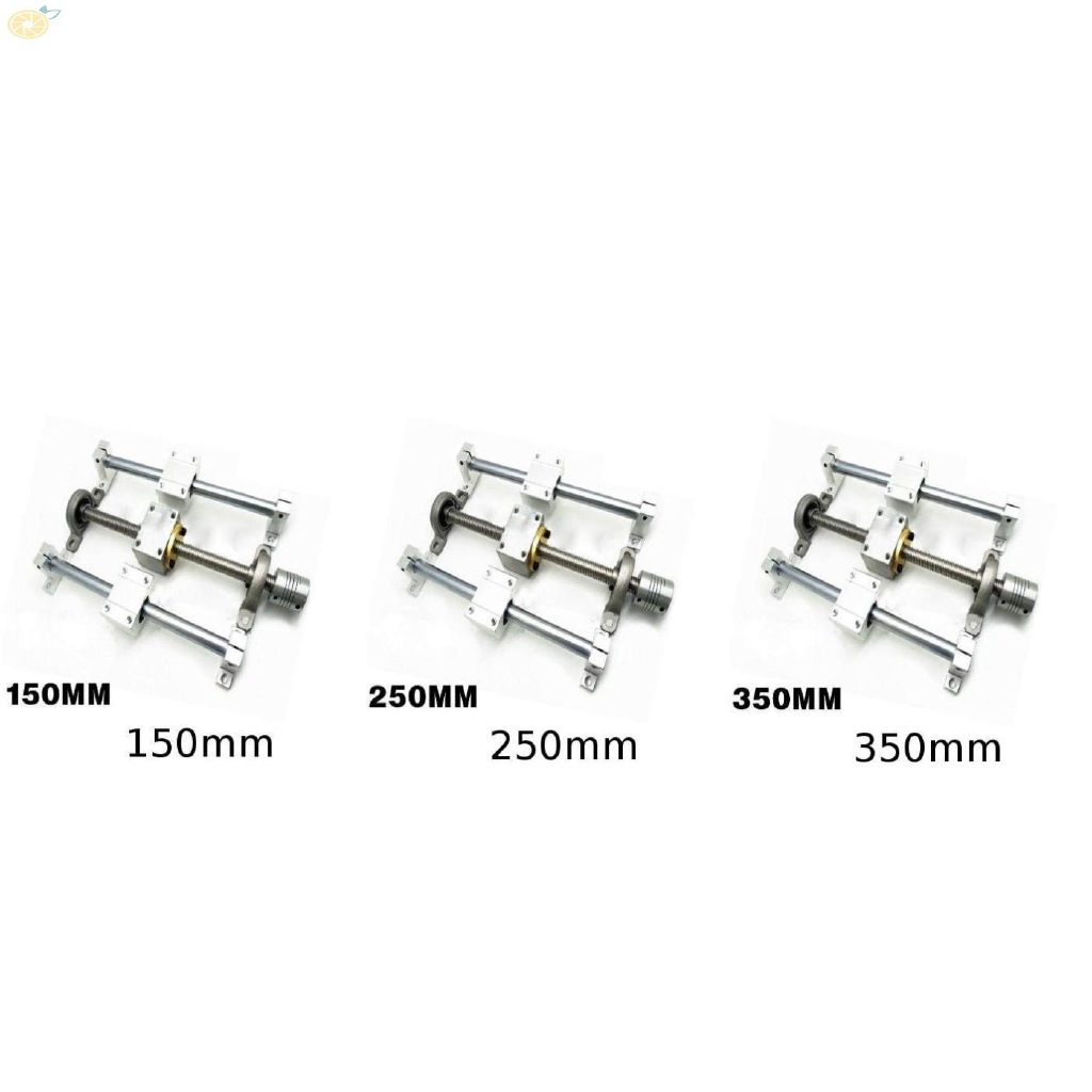 Bộ dẫn hướng hỗ trợ đường ray tuyến tính thanh trục vít ren kép T8 nằm ngang 150/250/350mm