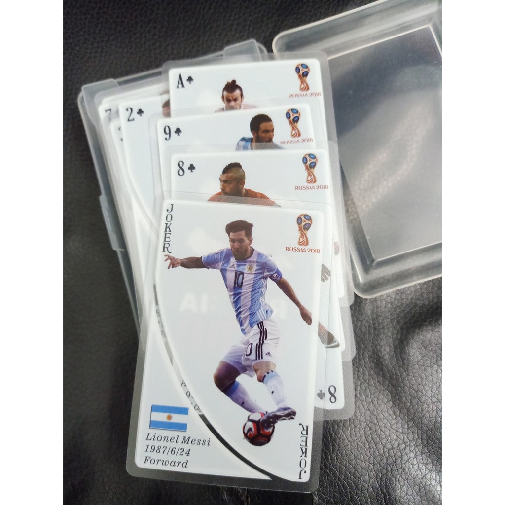 BỘ 52 THẺ BÓNG ĐÁ CÁC NHÂN VẬT NỔI TIẾNG POCA MATCH ATTAX RUSSIA 2018