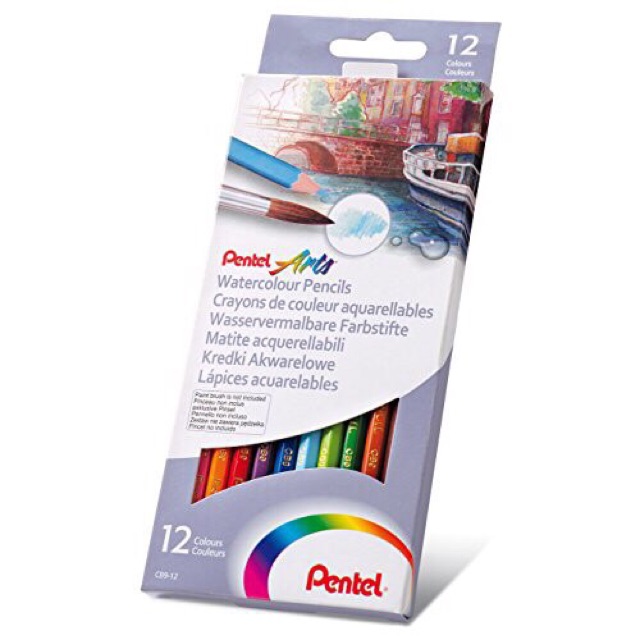Chì màu nước PENTEL CB9 36/24/12 màu chính hãng