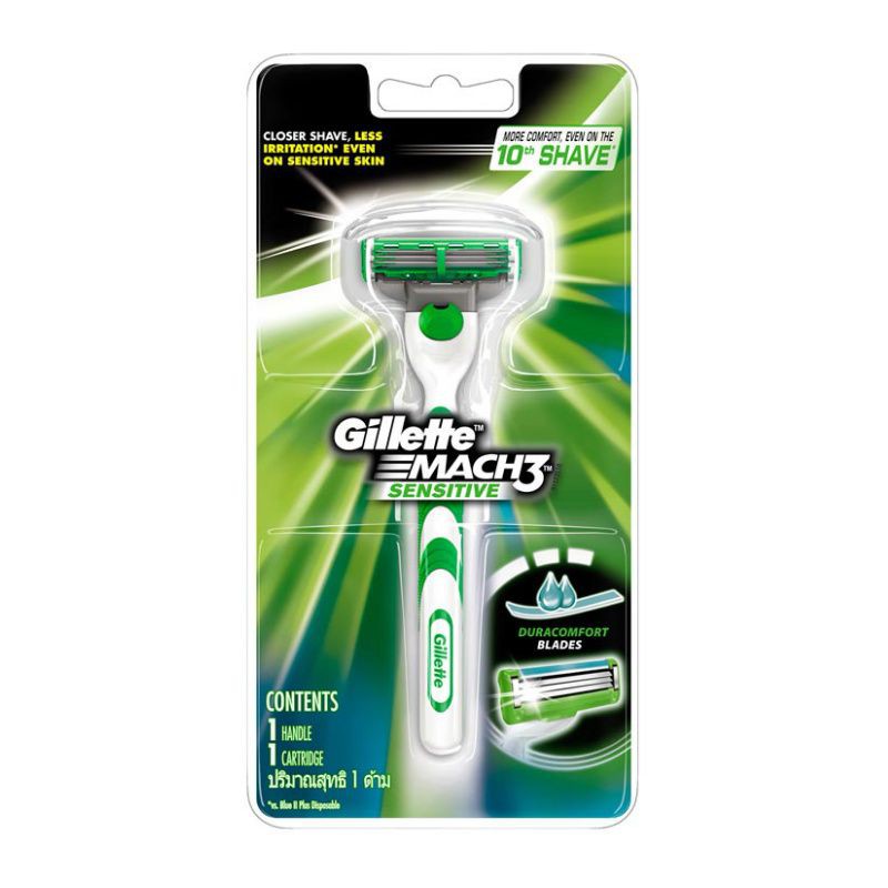 Dao Cạo Râu 3 Lưỡi Gillette Mach3 Sensitive