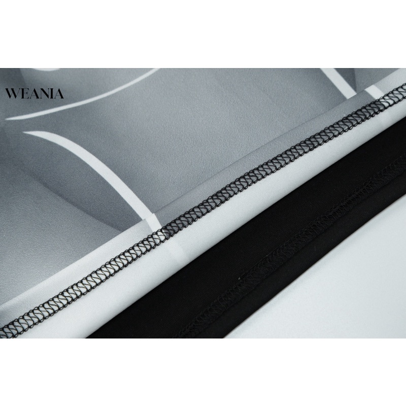 Đầm Hở Lưng Form Ôm In Họa Tiết Phong Cách Quyến Rũ