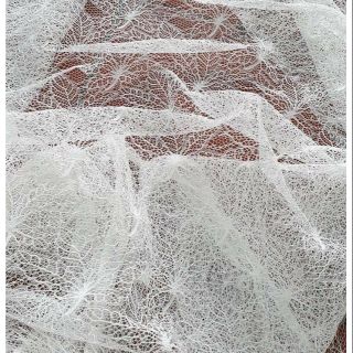 Vải ren trắng