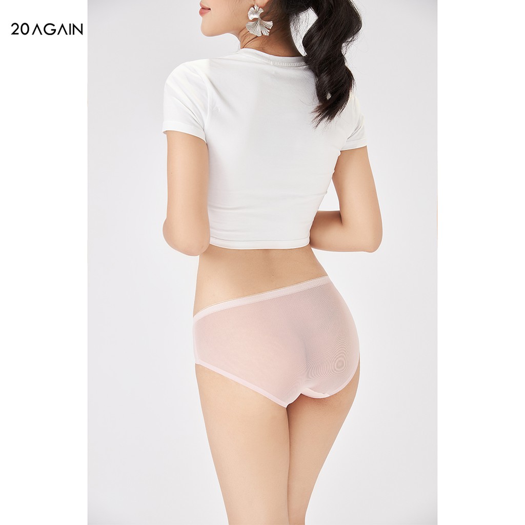 Quần lót lưới cao cấp, không đường may, kháng khuẩn 20AGAIN sexy PVA0005