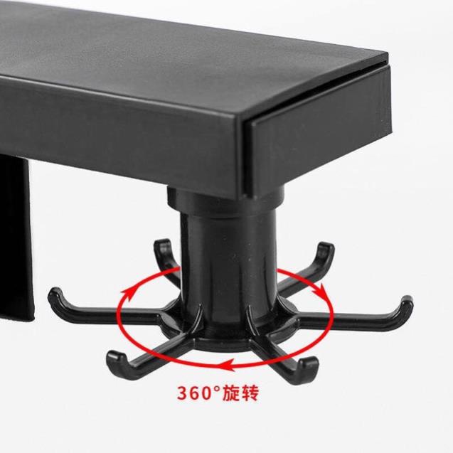 [FREESHIP] Giá Móc Treo Muôi, Thìa Xoay 360 Độ