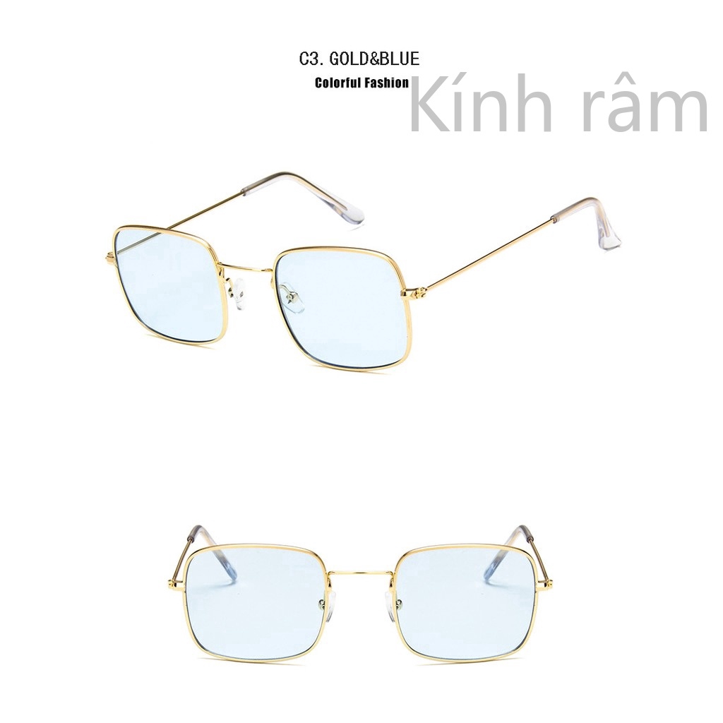 Kính mát hình vuông cao cấp thời trang cho nữ