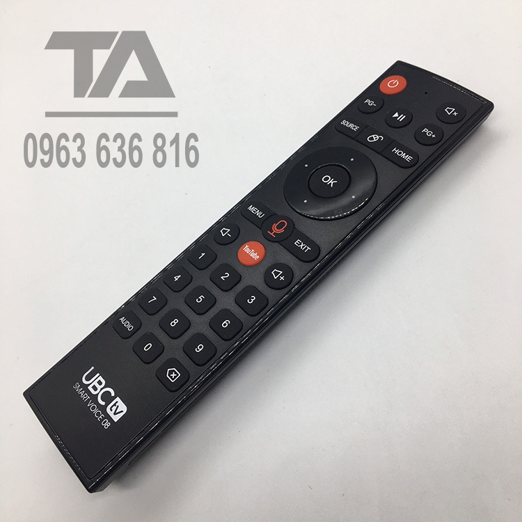 Remote Điều khiển tivi UBC giọng nói chính hãng theo tivi