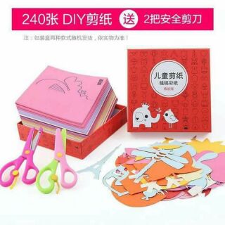 Bộ cắt dán thủ công cho bé