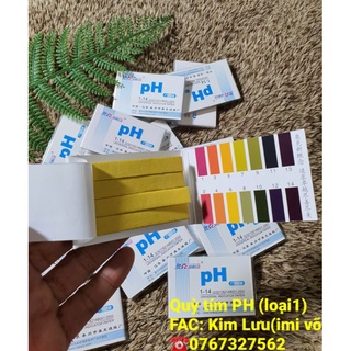 Giấy quỳ tím  đo độ PH 1-14