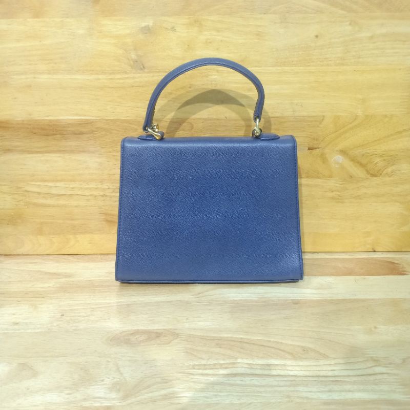 Túi đeo chéo da thật secondhand  300306