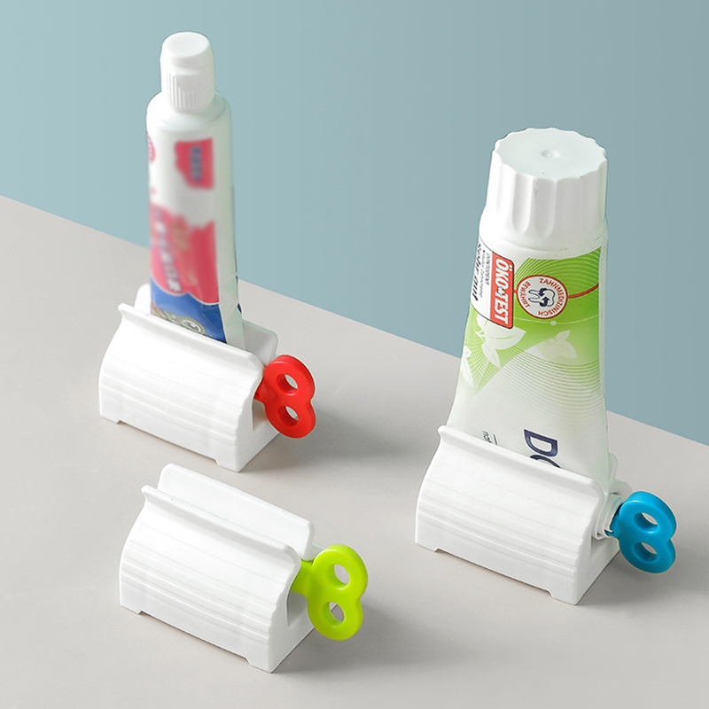 Dụng cụ hỗ trợ cuộn nặn kem đánh răng chất liệu nhựa tiện lợi