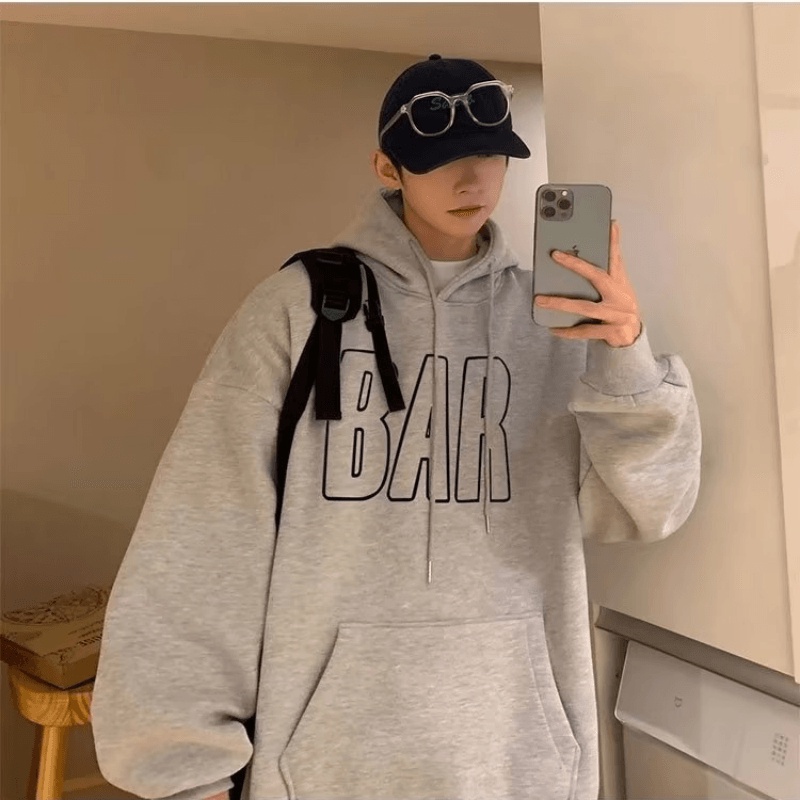 Áo Hoodie In Chữ Thời Trang Nhật Bản Chất Lượng Cao Cho Nam Size M-5XL
