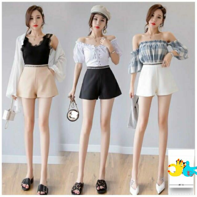 QUẦN SHORTS VIỀN NHŨ MÃ 045